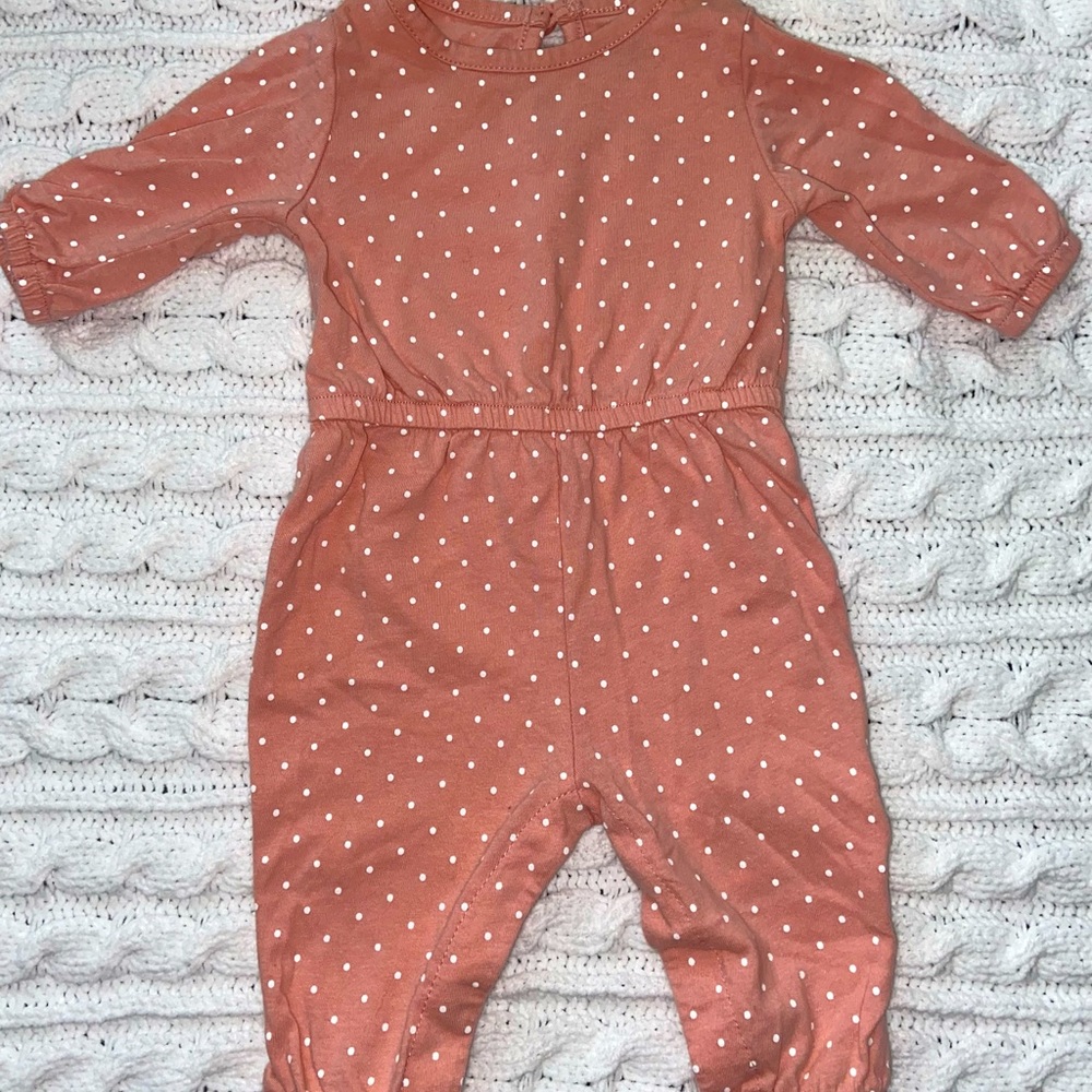 One piece trendy polka dot